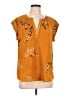 Daniel Rainn 100% Polyester Orange Short Sleeve Blouse Size L - photo 1