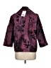 Susan Graver 100% Polyester Print Purple Blazer Size M - photo 2