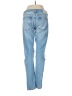 Zara Basic 100% Baumwolle Color Block Blue Jeans Size 4 - photo 2
