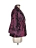 Susan Graver 100% Polyester Print Purple Blazer Size M - photo 4