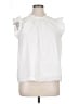 Express 100% Cotton White Sleeveless Blouse Size XL - photo 1