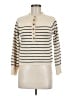 Shein 100% Acrylic Stripes Ivory Pullover Sweater Size 6 - photo 1