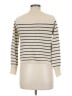 Shein 100% Acrylic Stripes Ivory Pullover Sweater Size 6 - photo 2
