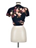 Olivaceous 100% Rayon Black Short Sleeve Top Size M - photo 2