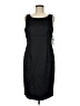 Albert Nipon 100% Polyester Black Cocktail Dress Size 8 - photo 1