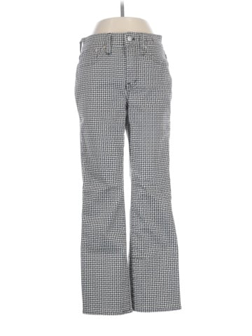 Madewell Kick Out Crop Jeans in Houndstooth Check (view 1)