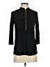Calvin Klein Black 3/4 Sleeve Button-Down Shirt Size XS - photo 1