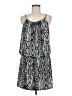Veronica M. Paisley Gray Casual Dress Size M - photo 1