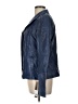 Overland 100% Leather Blue Leather Jacket Size L - photo 5