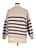LC Lauren Conrad Stripes Tan Pullover Sweater Size XL - photo 2