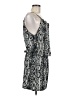Veronica M. Paisley Gray Casual Dress Size M - photo 4