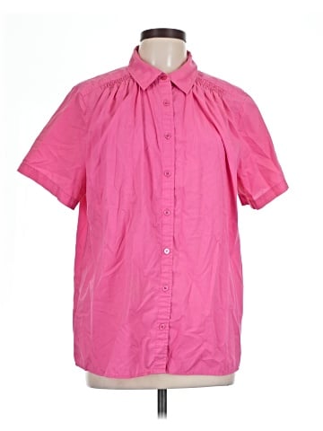 Only Necessities Short Sleeve Button-Down Shirt (view 1)