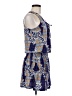 Veronica M. Paisley Blue Casual Dress Size M - photo 4