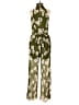 Monteau 100% Polyester Floral Green Jumpsuit Size XS - photo 2