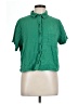 Old Navy Green Short Sleeve Blouse Size L - photo 1