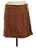 Mi ami Solid Brown Casual Skirt Size L - photo 1