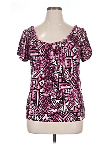 Claudia Richard Short Sleeve Blouse (view 1)