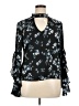 Living Doll 100% Polyester Black 3/4 Sleeve Blouse Size XL - photo 1