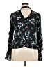 Living Doll 100% Polyester Black 3/4 Sleeve Blouse Size XL - photo 2