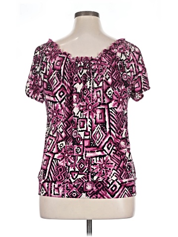 Claudia Richard Short Sleeve Blouse (view 2)