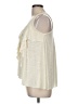 Belle Du Jour Ivory Sleeveless Blouse Size M - photo 5
