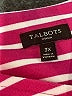 Talbots Stripes Pink Casual Dress Size 3X - photo 7