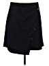 Torrid Solid Black Casual Skirt Size Med Plus (00) - photo 1