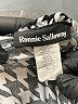 Ronnie Salloway Houndstooth Black 3/4 Sleeve Blouse Size L - photo 7