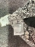 Staccato 100% Rayon Animal Print Floral Polka Dots Tropical White Silver Short Sleeve Blouse Size L - photo 8