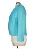 Flores & Flores 100% Polyester Teal Blue Blazer Size 14 - photo 5