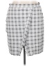 CAbi Checkered-gingham Gray Casual Skirt Size 14 - photo 1