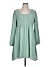 Dokotoo 100% Polyester Green 3/4 Sleeve Blouse Size L - photo 1