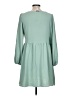 Dokotoo 100% Polyester Green 3/4 Sleeve Blouse Size L - photo 2