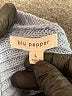 Blu Pepper Blue Pullover Sweater Size L - photo 7