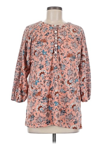Purejill 3/4 Sleeve Blouse (view 1)