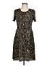 DressBarn 100% Polyester Paisley Black Casual Dress Size 6 - photo 1