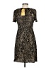 DressBarn 100% Polyester Paisley Black Casual Dress Size 6 - photo 2