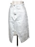 3x1 100% Cotton Metallic Silver Denim Skirt Size 26 waist - photo 1