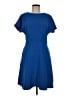 Esprit Solid Blue Casual Dress Size 6 - photo 1