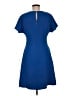 Esprit Solid Blue Casual Dress Size 6 - photo 2