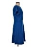 Esprit Solid Blue Casual Dress Size 6 - photo 4