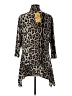 Coco Bianco Animal Print Brown Kimono Size M (estimated) - photo 2