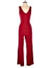 Crystal Sky Solid Red Jumpsuit Size S - photo 1