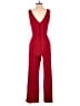 Crystal Sky Solid Red Jumpsuit Size S - photo 2