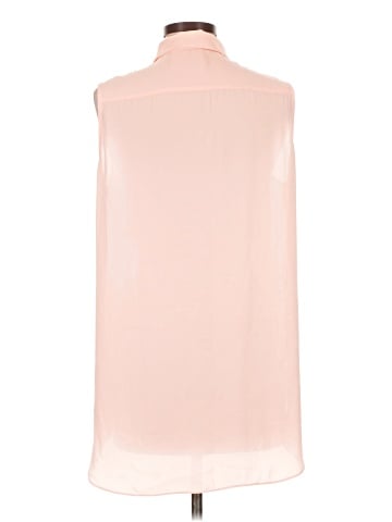White House Black Market Sleeveless Button-Down Shirt (view 2)