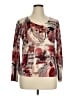 Talbots 100% Wool Graphic Red Wool Pullover Sweater Size XL Petite - photo 1