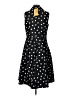 Jessica Howard 100% Polyester Polka Dots Black Casual Dress Size 12 Petite - photo 2