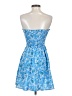 Shein 100% Polyester Hearts Blue Cocktail Dress Size 2 - photo 2