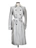Anne Klein Gray Trenchcoat Size 2 - photo 1