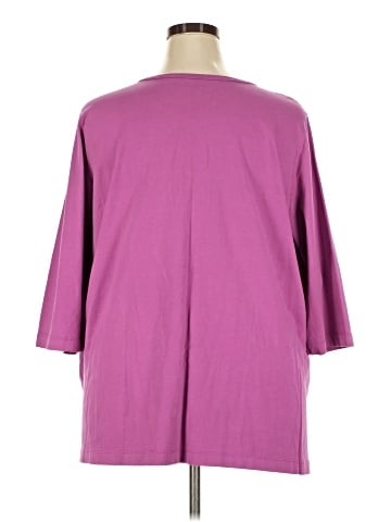 Woman Within 3/4 Sleeve T-Shirt (view 2)